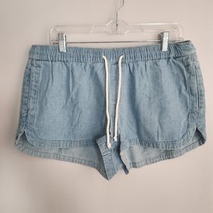 Roxy Denim Pull On Shorts Size XL